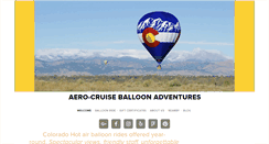 Desktop Screenshot of aerocruiseballoonadventures.com